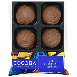 Cocoba Chocolate Chocolate Truffle Trays>Milk Chocolate Truffles (6 Truffles)