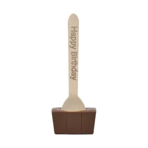Cocoba Chocolate Hot Chocolate Spoons>Personalised Milk Hot Chocolate Spoon