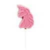 Cocoba Chocolate Miniature Chocolate Bars>Pink Unicorn Lollipop With Sprinkles