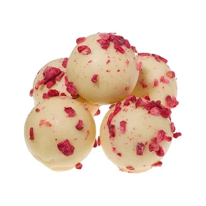 Cocoba Chocolate Chocolate Truffle Trays>Raspberry And Marc De Champagne Truffles (6 Truffles)