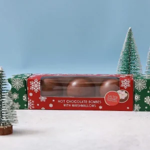 Cocoba Chocolate Hot Chocolate Bombs>Salted Caramel Hot Chocolate Bombe Cracker With Marshmallows