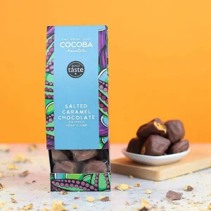 Cocoba Chocolate Chocolate Truffle Boxes>Salted Caramel Milk Chocolate Covered Honeycomb