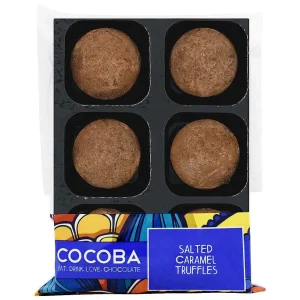 Cocoba Chocolate Toppings>Salted Caramel Truffles (6 Truffles)