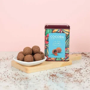 Cocoba Chocolate Toppings>Salted Caramel Truffles Gift Tin