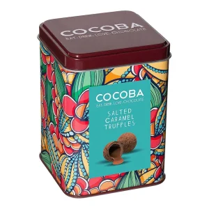 Cocoba Chocolate Toppings>Salted Caramel Truffles Gift Tin