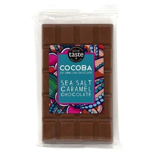 Cocoba Chocolate Miniature Chocolate Bars>Sea Salt Caramel Chocolate Mini Bar