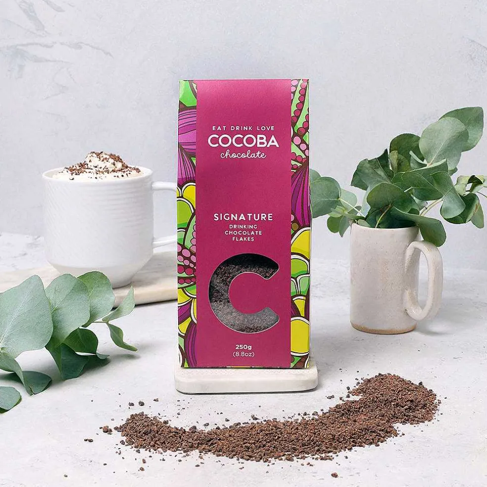 signature_drinking_chocol_1.webp Cocoba Chocolate Toppings>Signature Drinking Chocolate Flakes