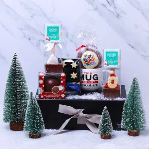 Cocoba Chocolate Hot Chocolate Spoons>The Christmas Treat Gift Set