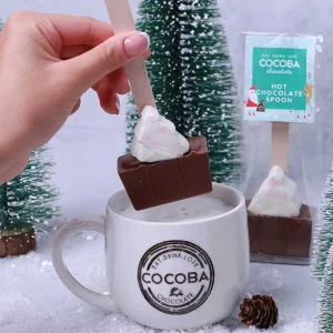 Cocoba Chocolate Hot Chocolate Spoons>The Couples Sharing Gift Set
