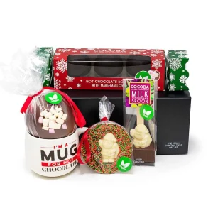 Cocoba Chocolate Hot Chocolate Spoons>The Vegan Christmas Treat Gift Set