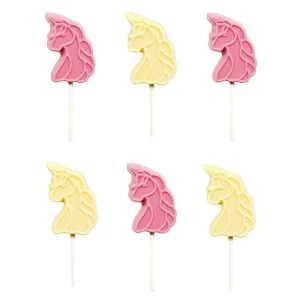 Cocoba Chocolate Chocolate Lollipops>Unicorn Lollipop Multipack (6 Lollipops)