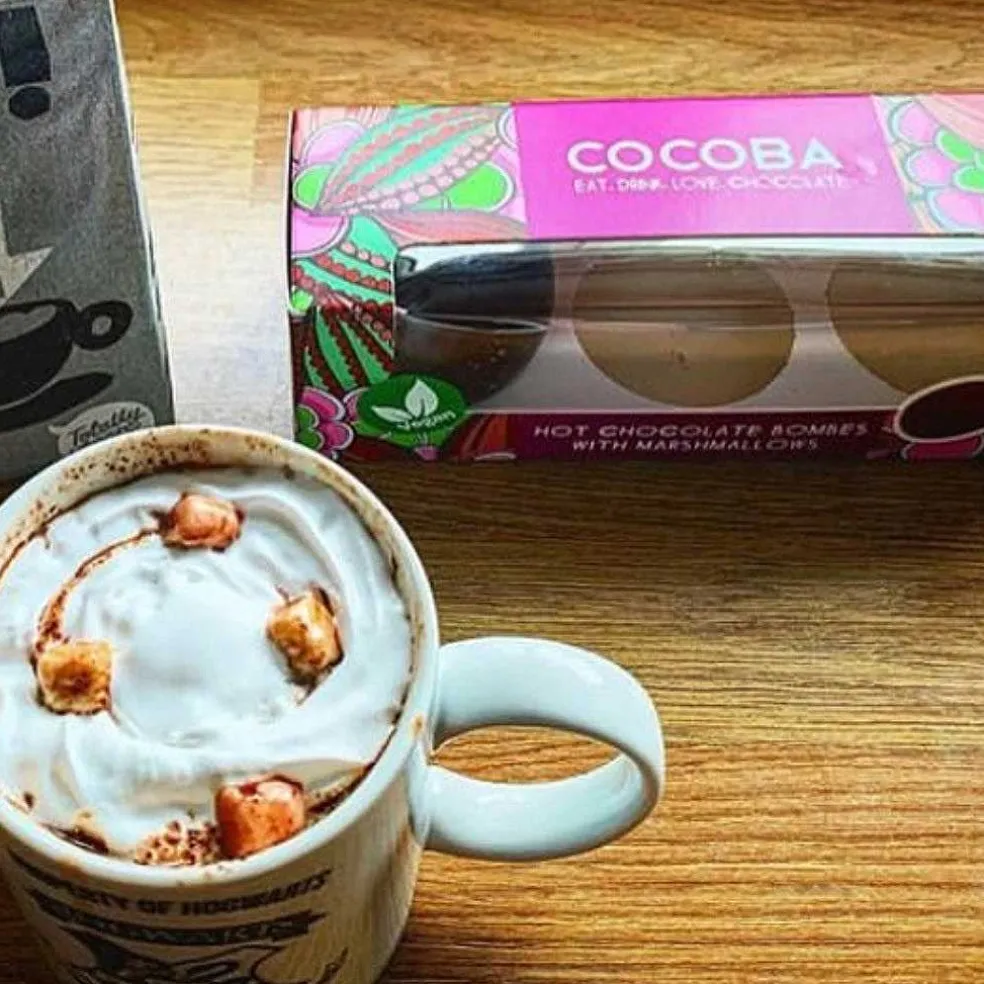 vegan_dark_chocolate_hot__1.webp Cocoba Chocolate Hot Chocolate Bombs>Vegan Dark Chocolate Hot Chocolate Bombes (3 Bombes)