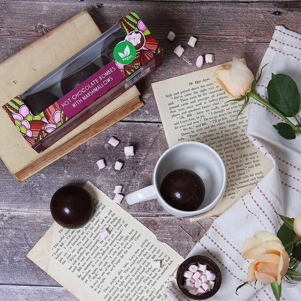 vegan_dark_chocolate_hot__3.webp Cocoba Chocolate Hot Chocolate Bombs>Vegan Dark Chocolate Hot Chocolate Bombes (3 Bombes)