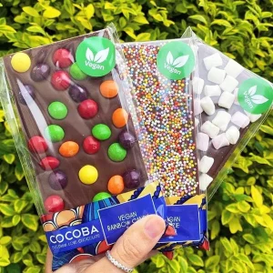 Cocoba Chocolate Vegan Chocolate Bars>Vegan Rainbow Candy Bar