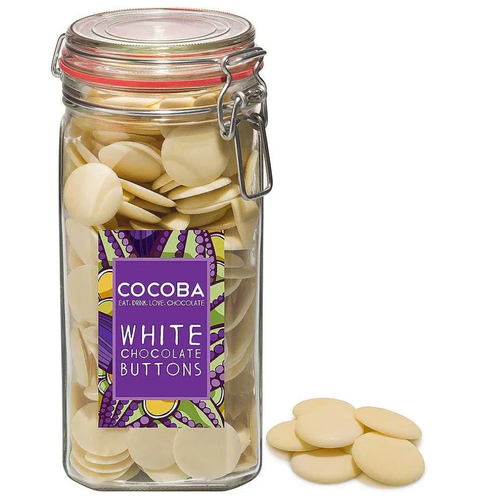 white_chocolate_buttons_j_2-1.webp Cocoba Chocolate Toppings>White Chocolate Buttons Jar