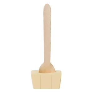 Cocoba Chocolate Hot Chocolate Spoons>White Chocolate Hot Chocolate Spoon