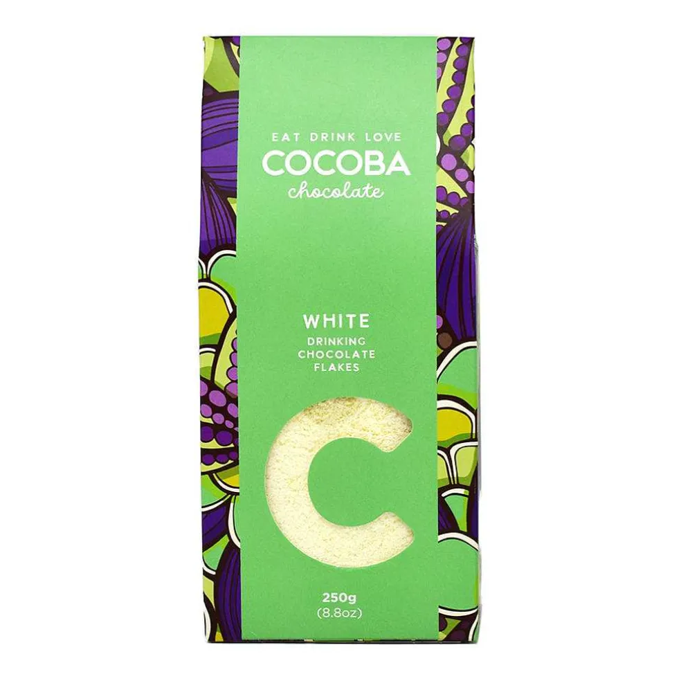 white_drinking_chocolate__0.webp Cocoba Chocolate Toppings>White Drinking Chocolate Flakes